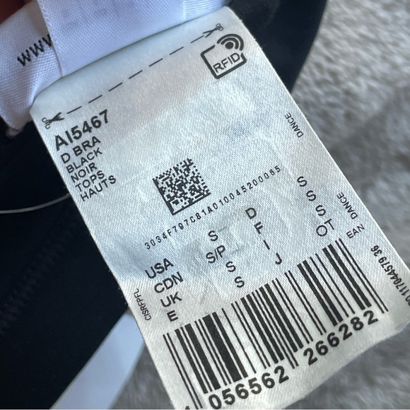 Reebok AI5467 Womens Dance Strappy Bra, S - Picture 12 of 14